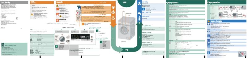 Page 1 of the manual User Manual Siemens WM12Q480FF