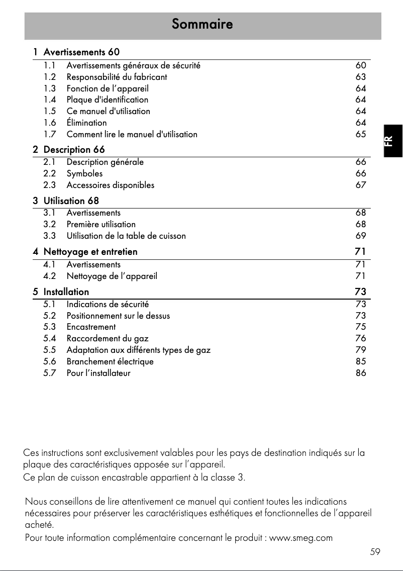 First page image of the manual for PGF95-4