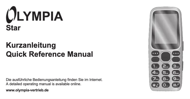 Image de la première page du manuel de l'appareil Star