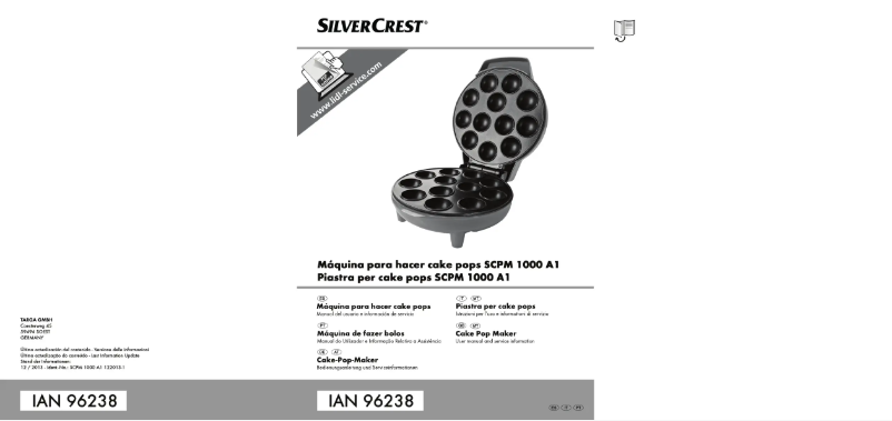 First page image of the manual for SCPM 1000 A1