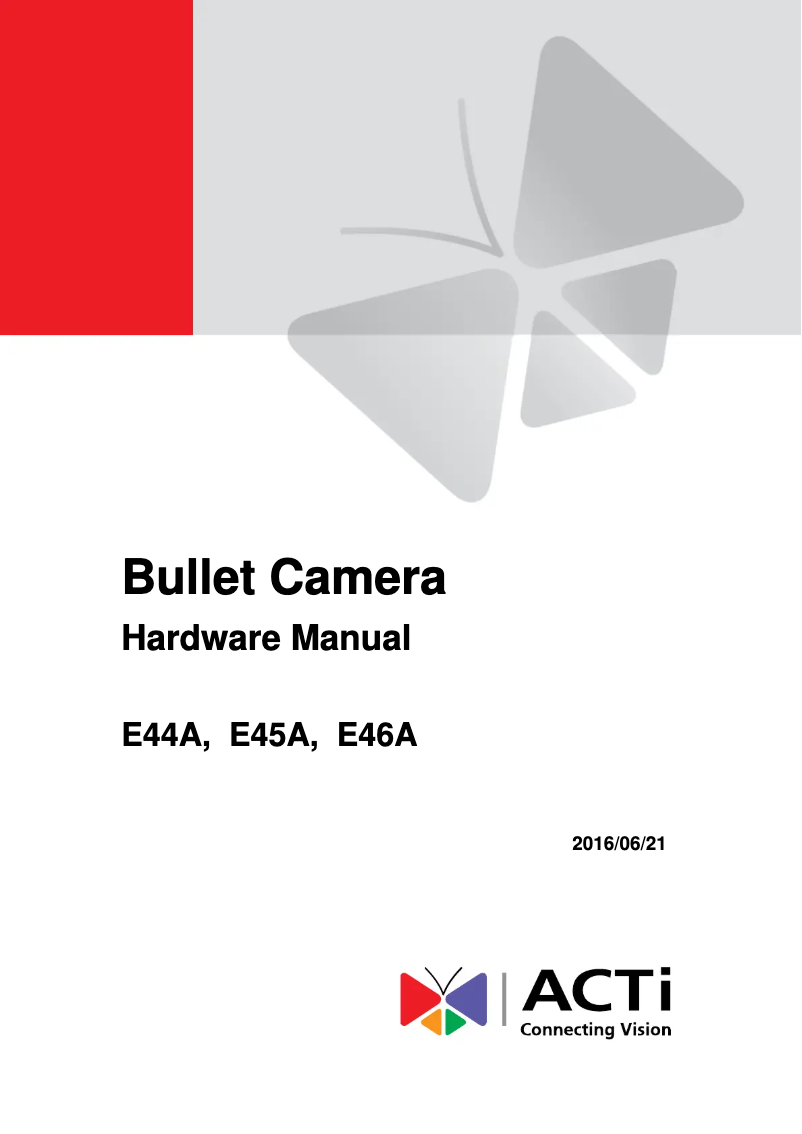 First page image of the manual for E46A