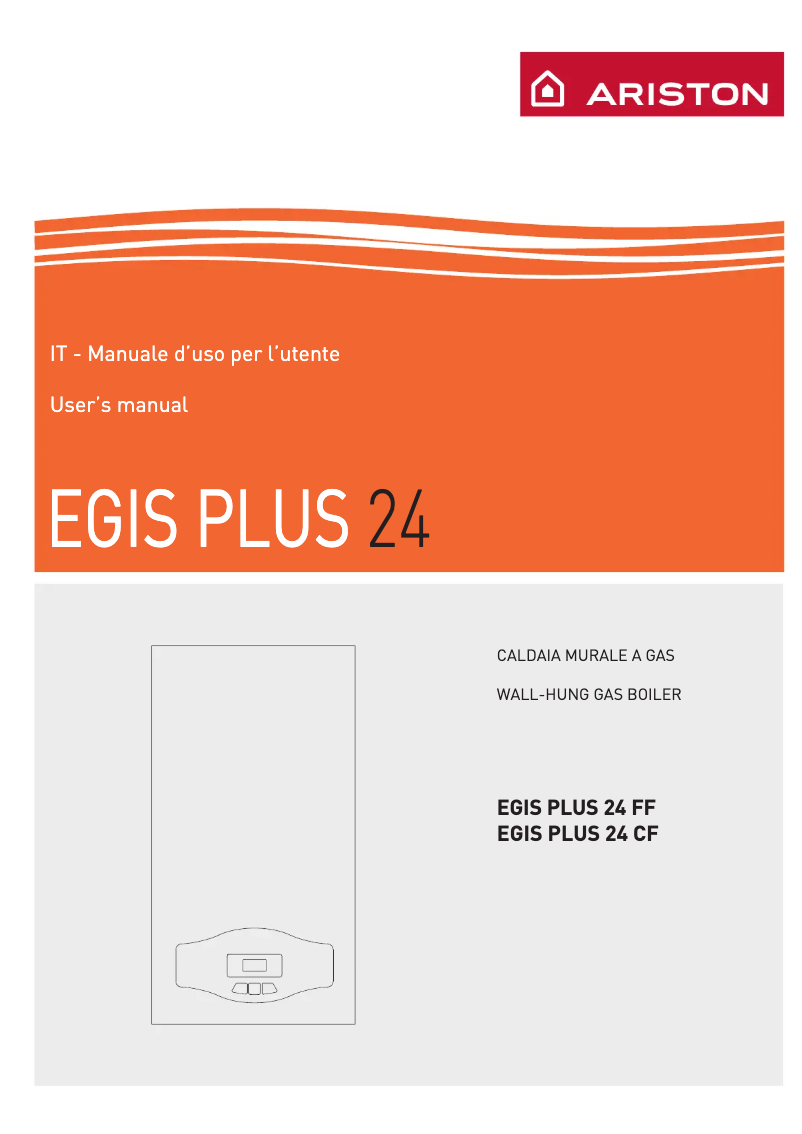 Page 1 of the manual User Manual Ariston Thermo EGIS PLUS 24 CF GPL