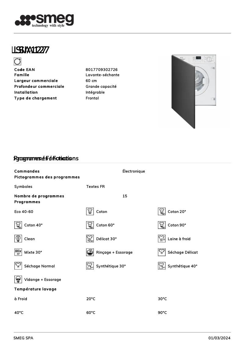 First page image of the manual for LSIA127