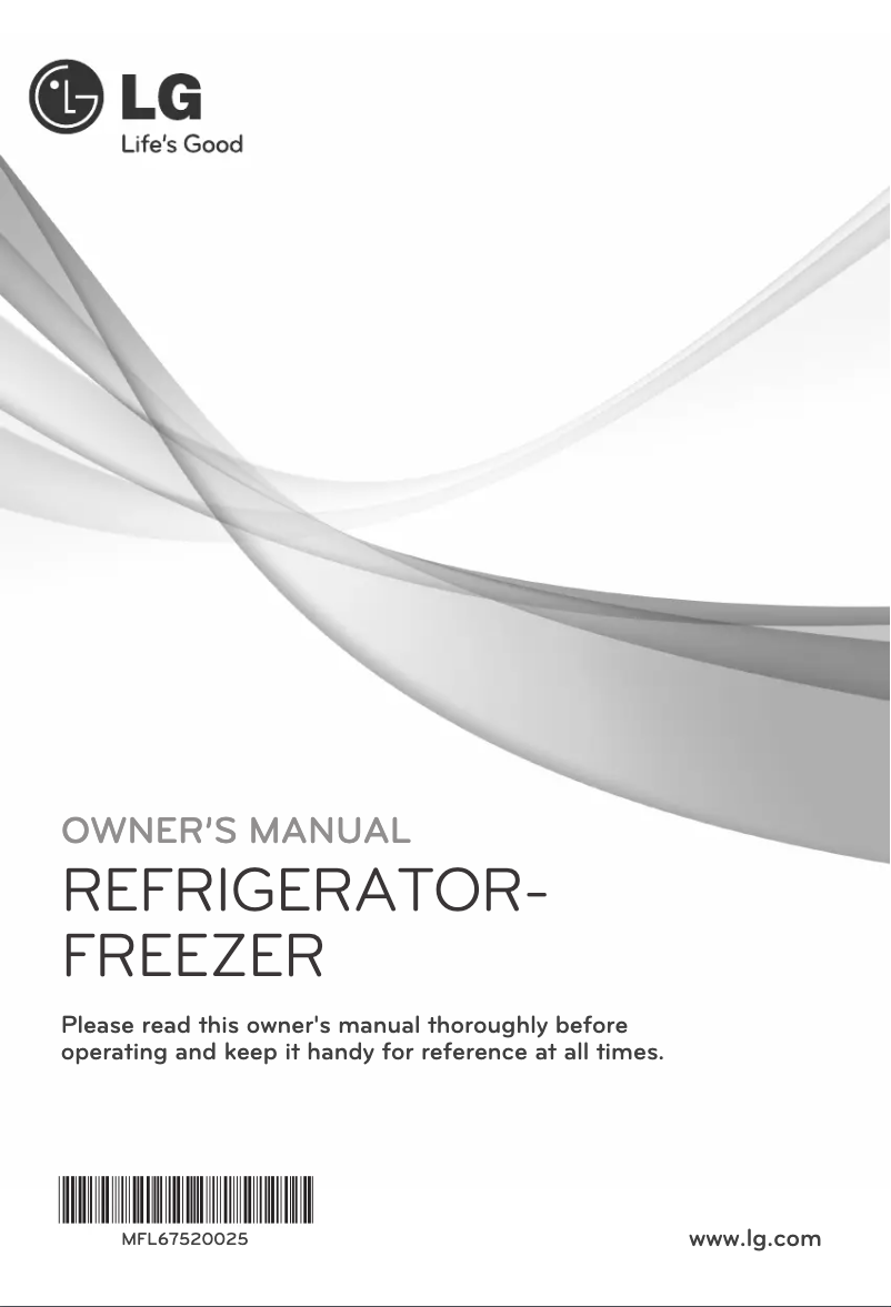 First page image of the manual for GR-S632GSRH