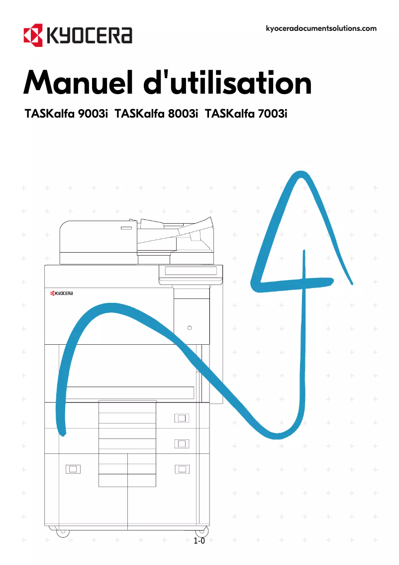 Page 1 of the manual User Manual Kyocera TASKalfa 9003i