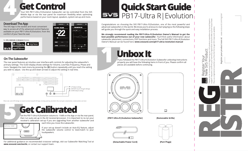 First page image of the manual for PB17-Ultra R|Evolution
