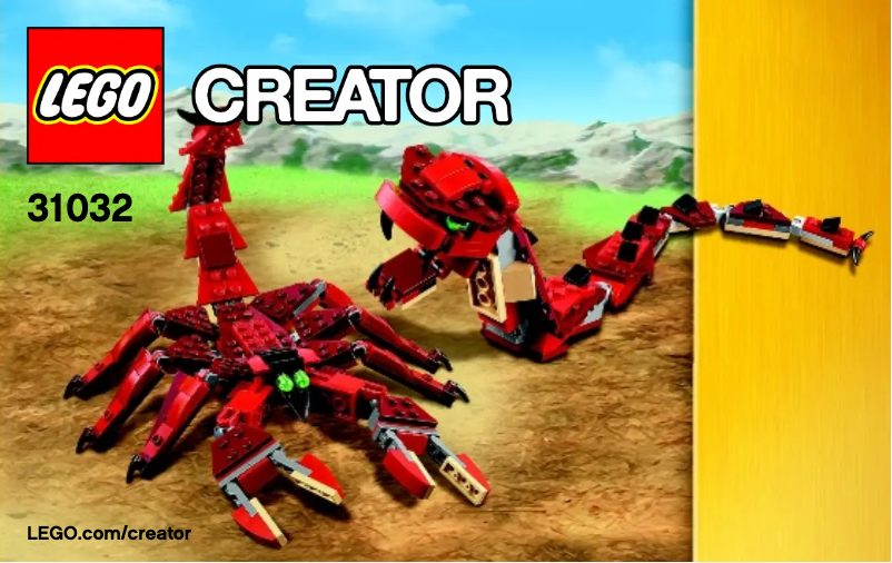 First page image of the manual for Creator 31032