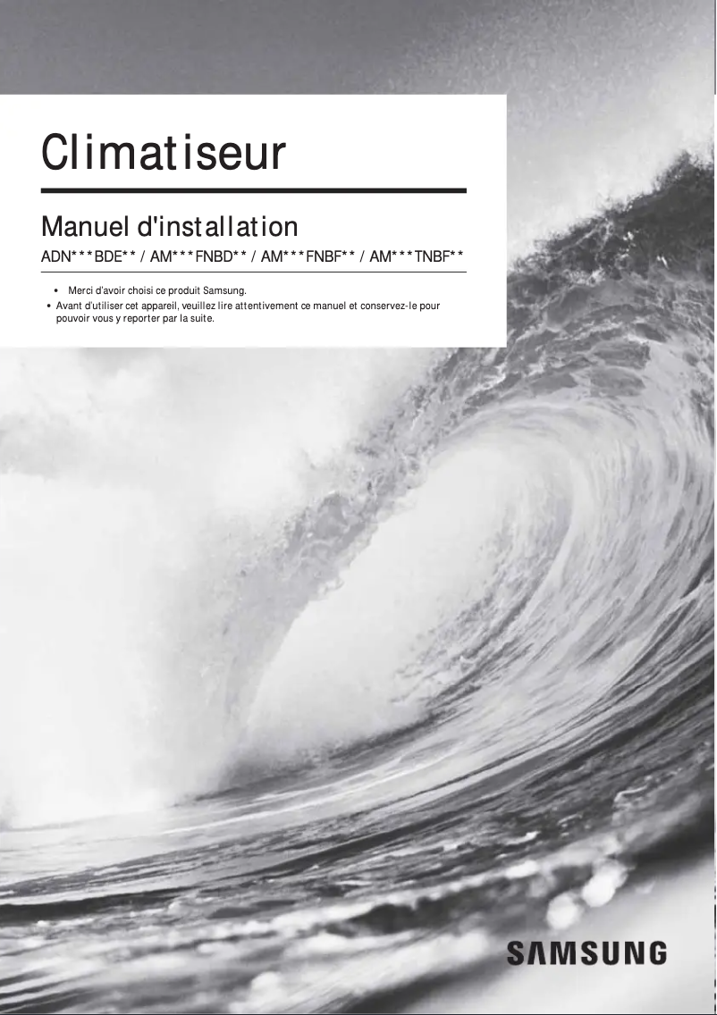 Page 1 of the manual User Manual Samsung AM500FNBDEH/EU