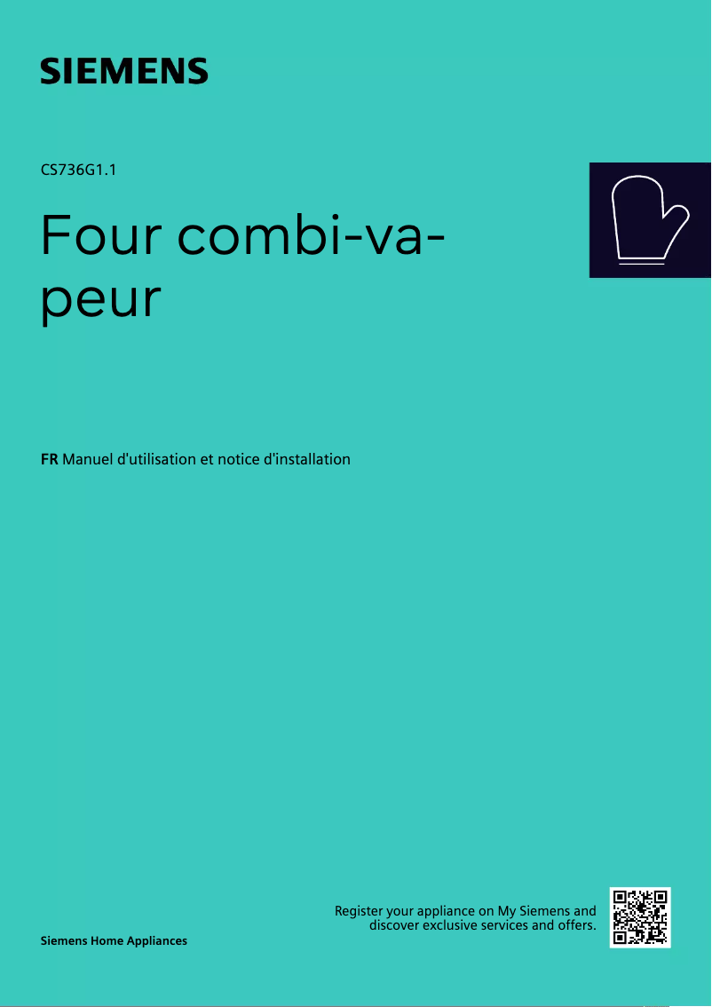 First page image of the manual for CS736G1B1