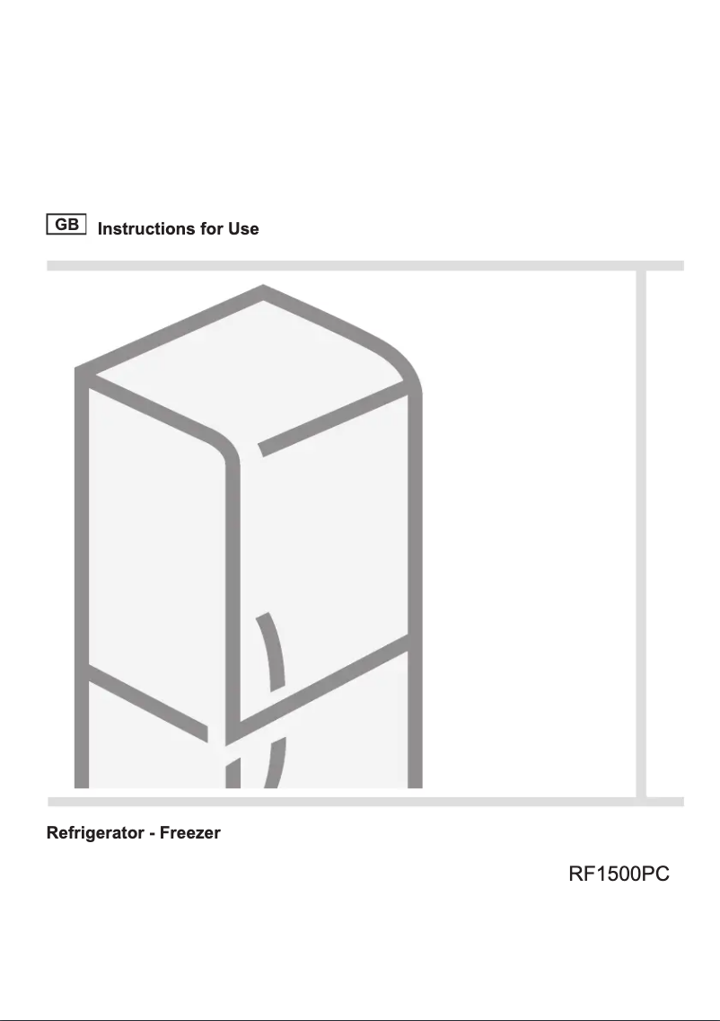 First page image of the manual for RF1500PC