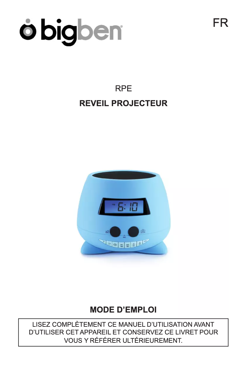 Image de la première page du manuel de l'appareil My Ozzy