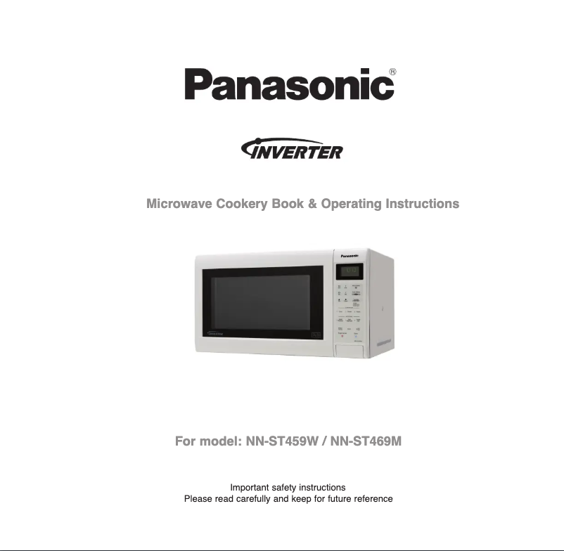 Page 1 of the manual User Manual Panasonic NN-ST459WBPQ