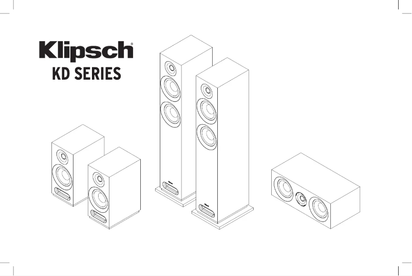 Page 1 of the manual User Manual Klipsch KD-51M