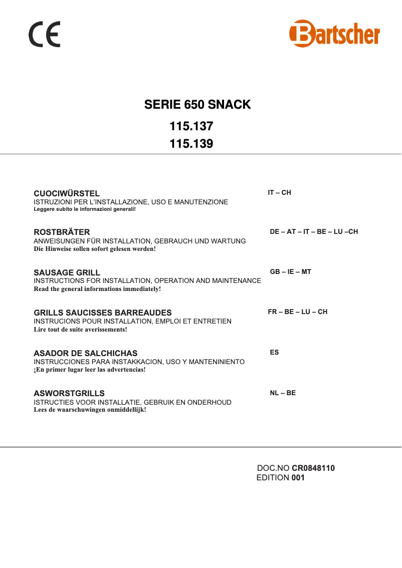 First page image of the manual for 115137