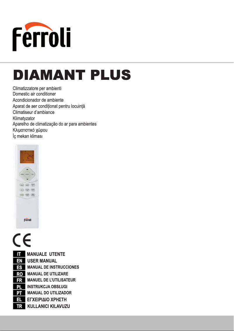 First page image of the manual for Diamant Plus S