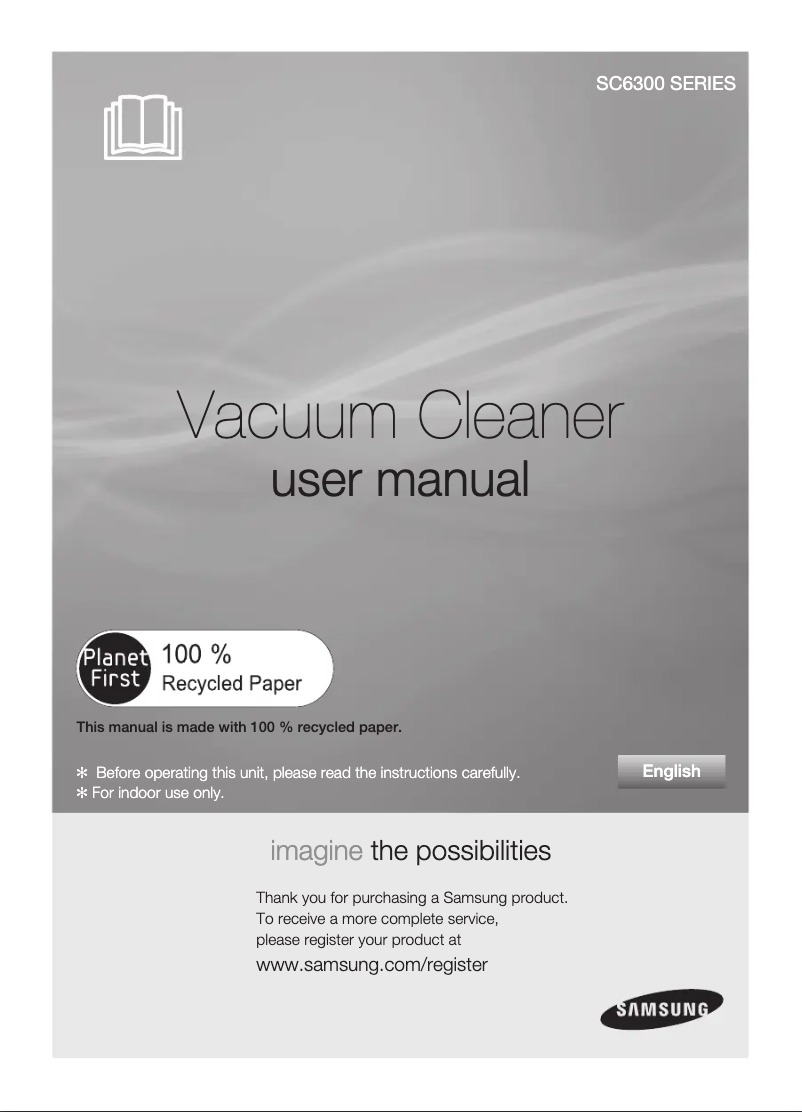 Page 1 of the manual User Manual Samsung SC6360