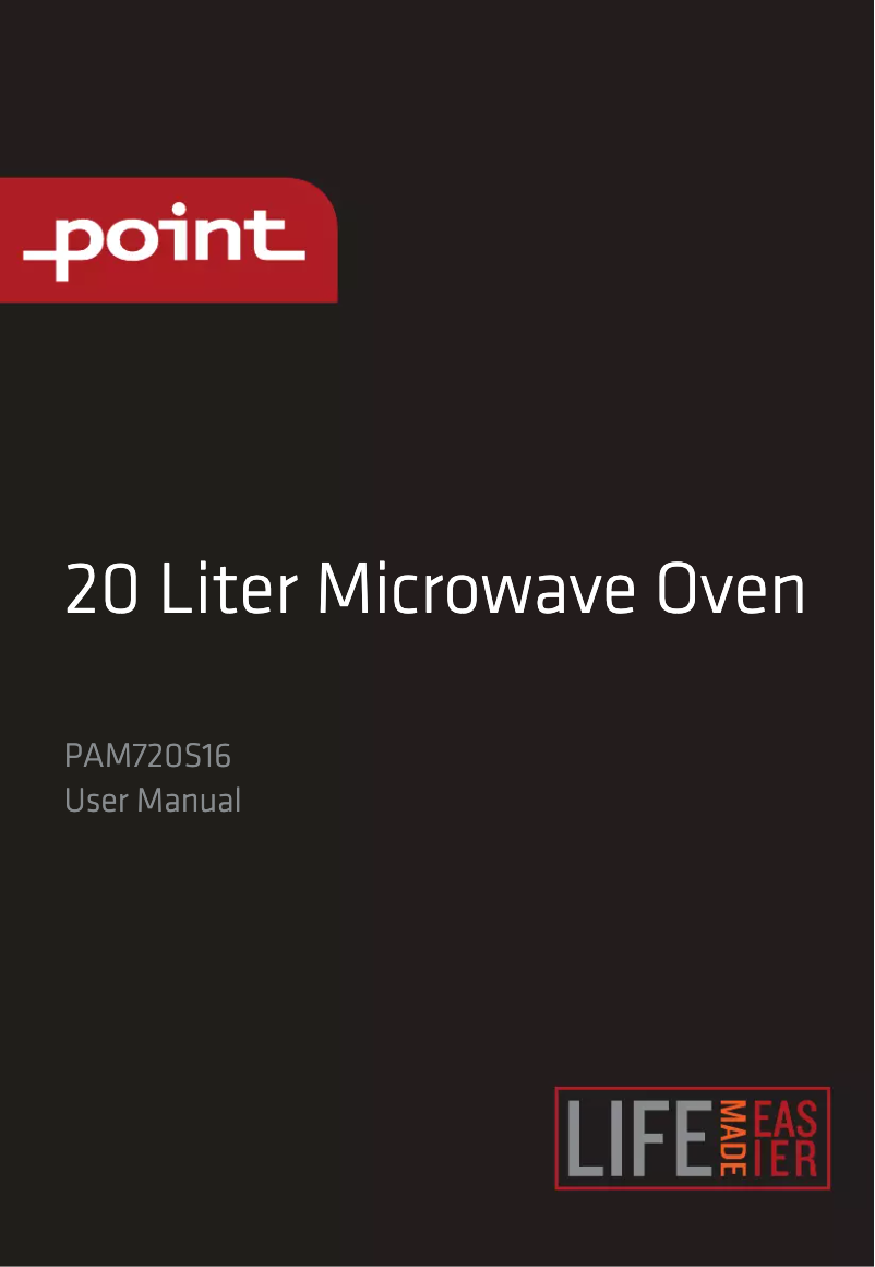 Page 1 of the manual User Manual Point PAM720S16