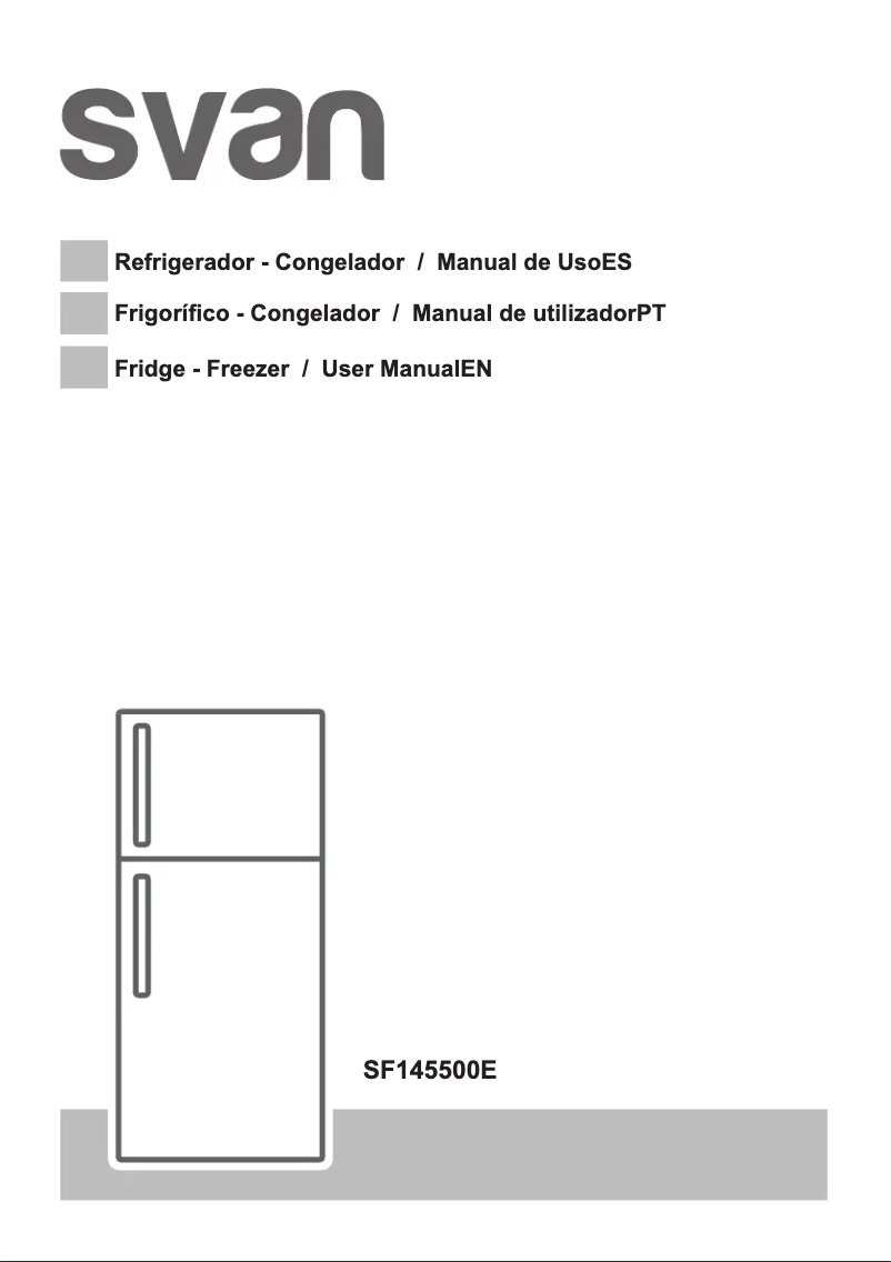 First page image of the manual for SF145500E