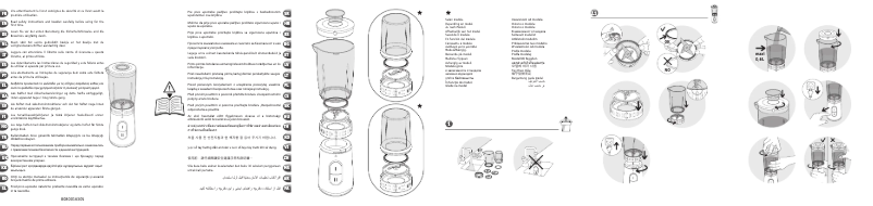 Page 1 of the manual User Manual Tefal Mix & Drink BL1335