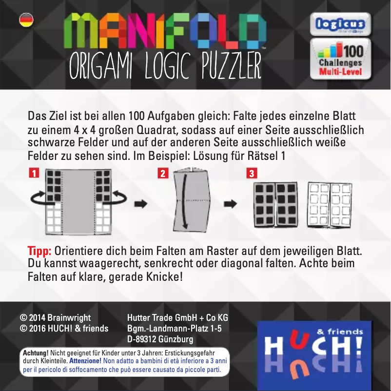 First page image of the manual for Manifold