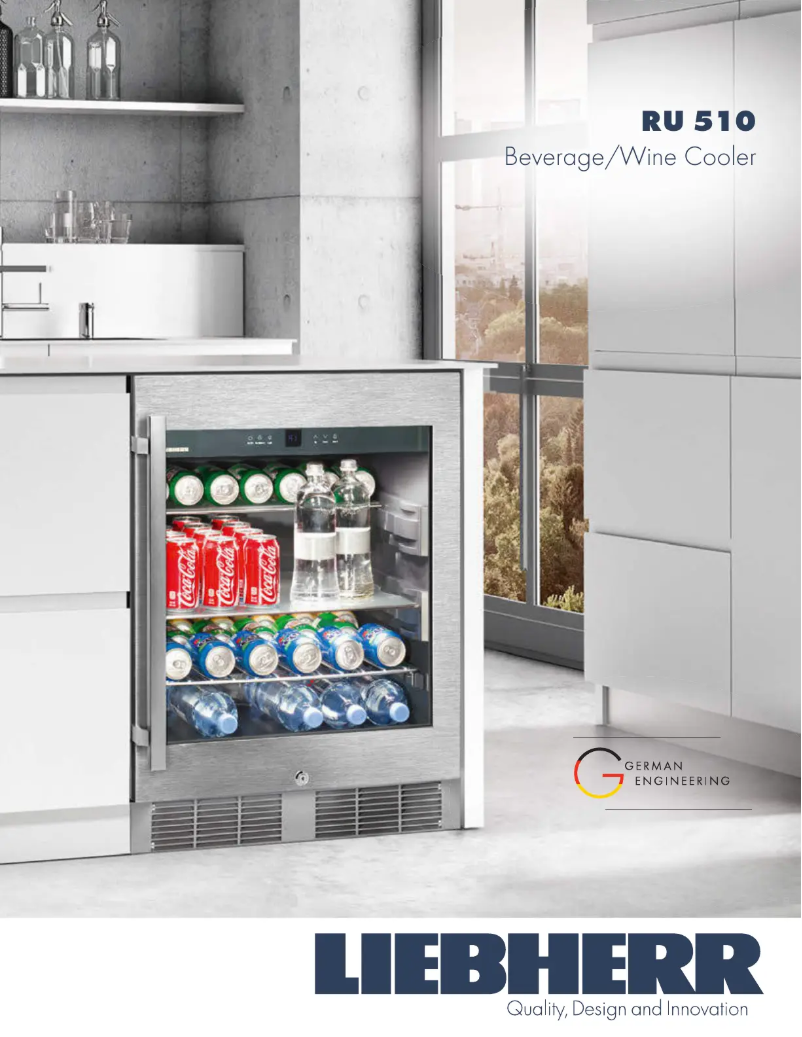 Page 1 of the manual Technical Sheet Liebherr RU 510