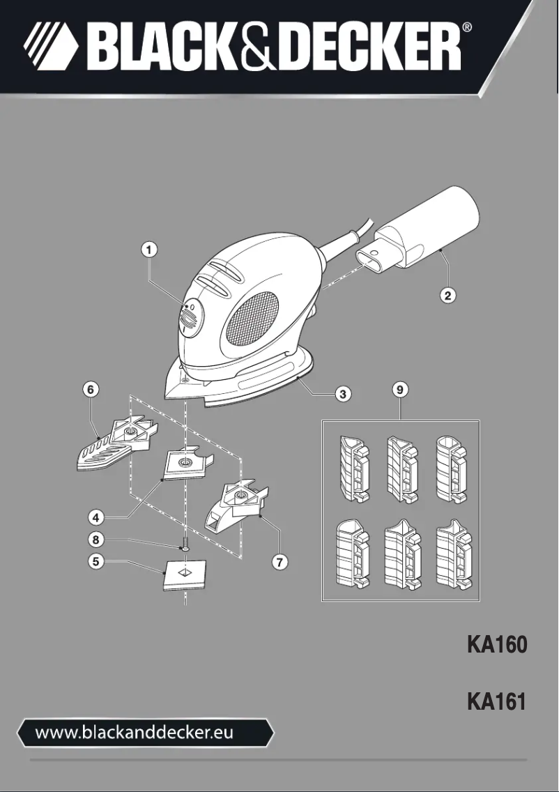 First page image of the manual for KA161