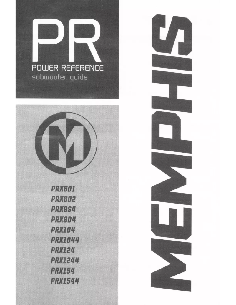 First page image of the manual for 15-PRX1044