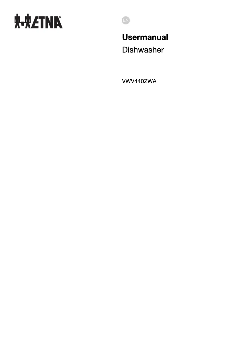 First page image of the manual for VWV440ZWA