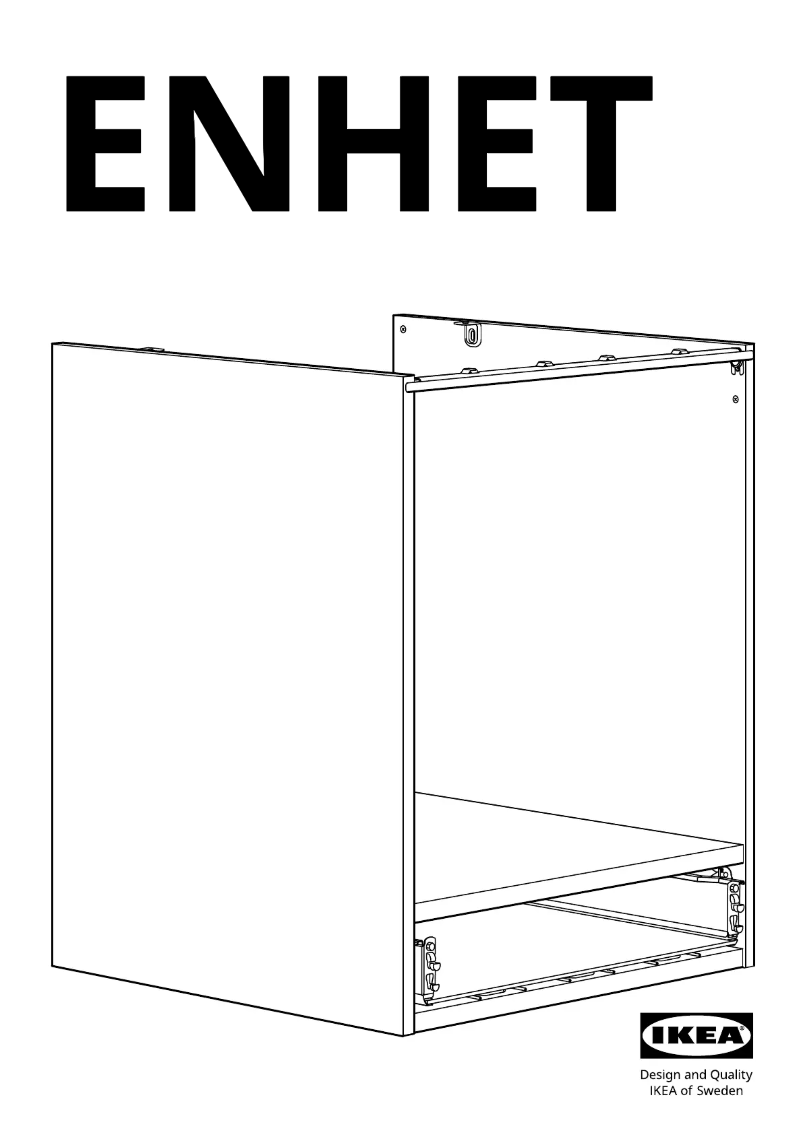 First page image of the manual for ENHET 404.405.73