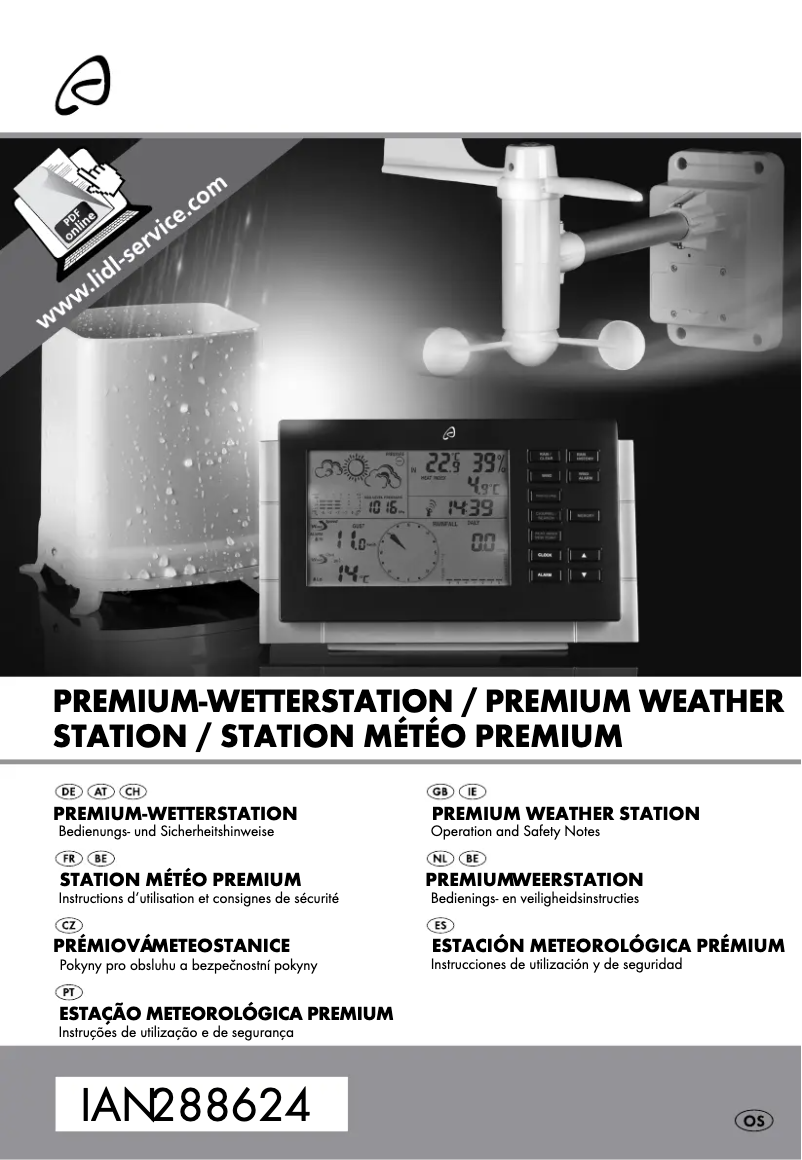 Page 1 of the manual User Manual Auriol IAN 288624