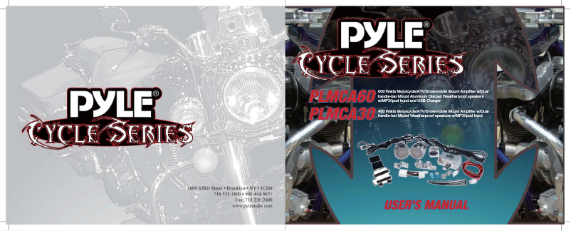 Page 1 of the manual User Manual Pyle PLMCA30