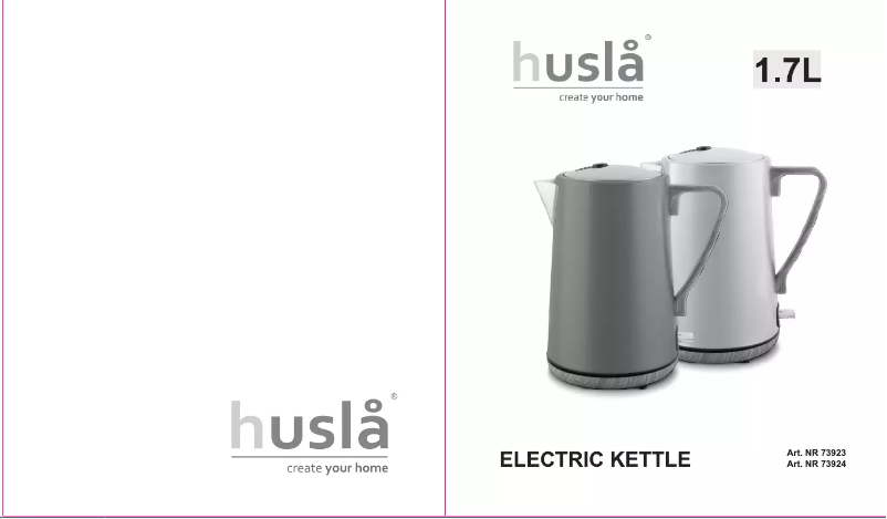 Page 1 of the manual User Manual Husla 73924