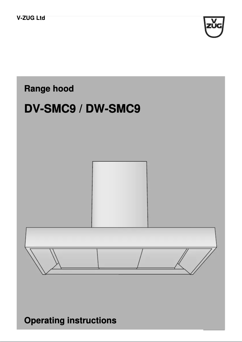 First page image of the manual for DVSMC9C