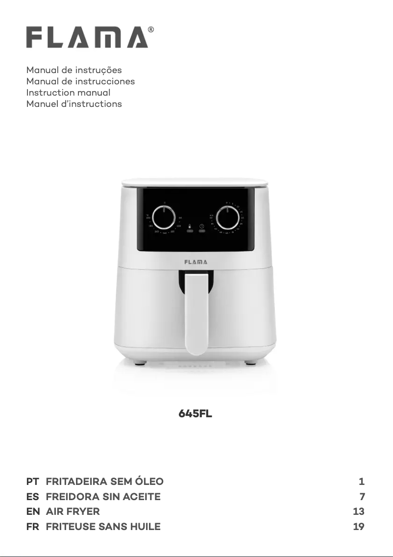 First page image of the manual for 645FL