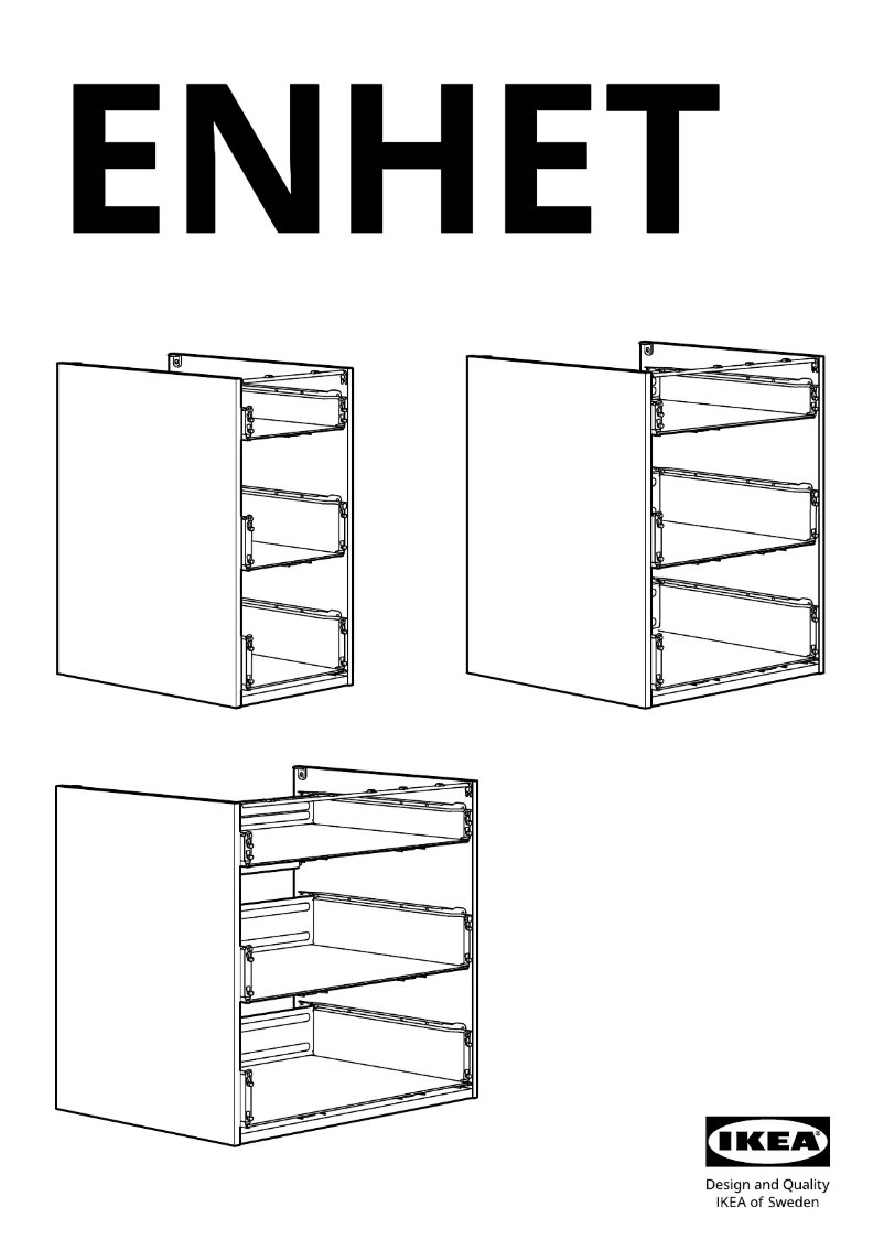 First page image of the manual for ENHET 304.404.27