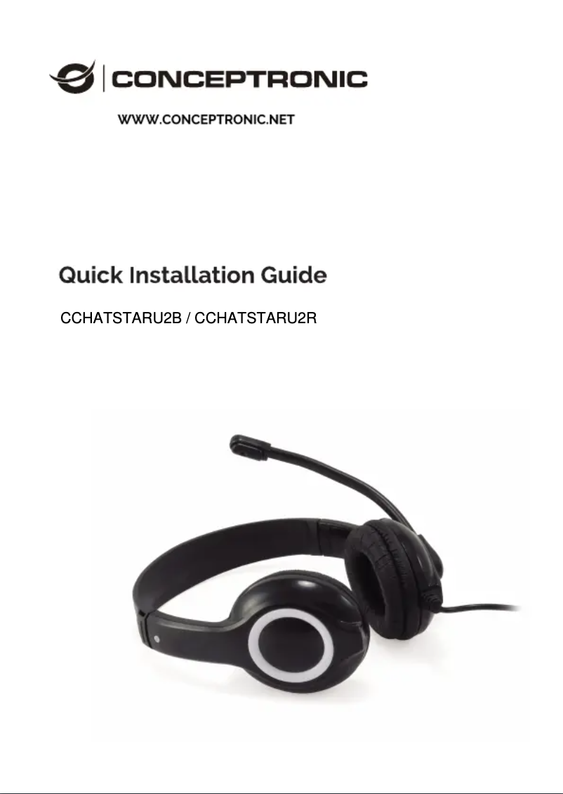 First page image of the manual for CCHATSTARU2B