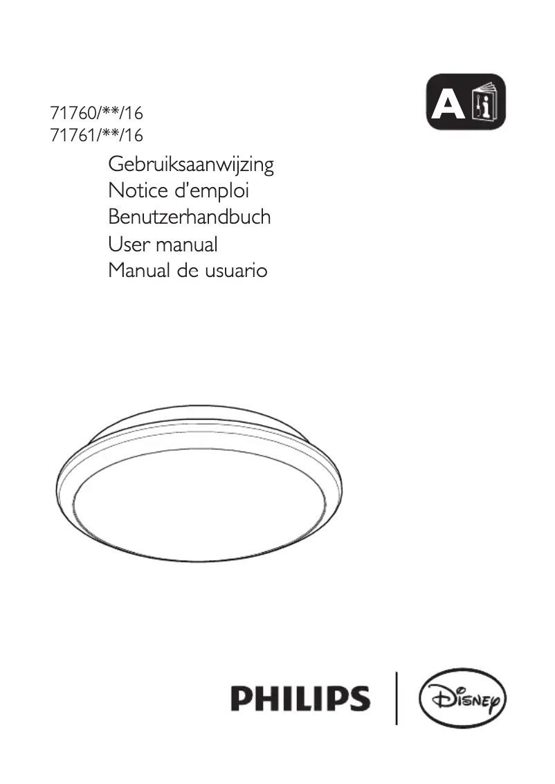 First page image of the manual for Disney 717602816