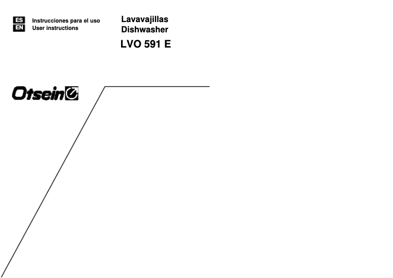 First page image of the manual for LS LVO 591 E