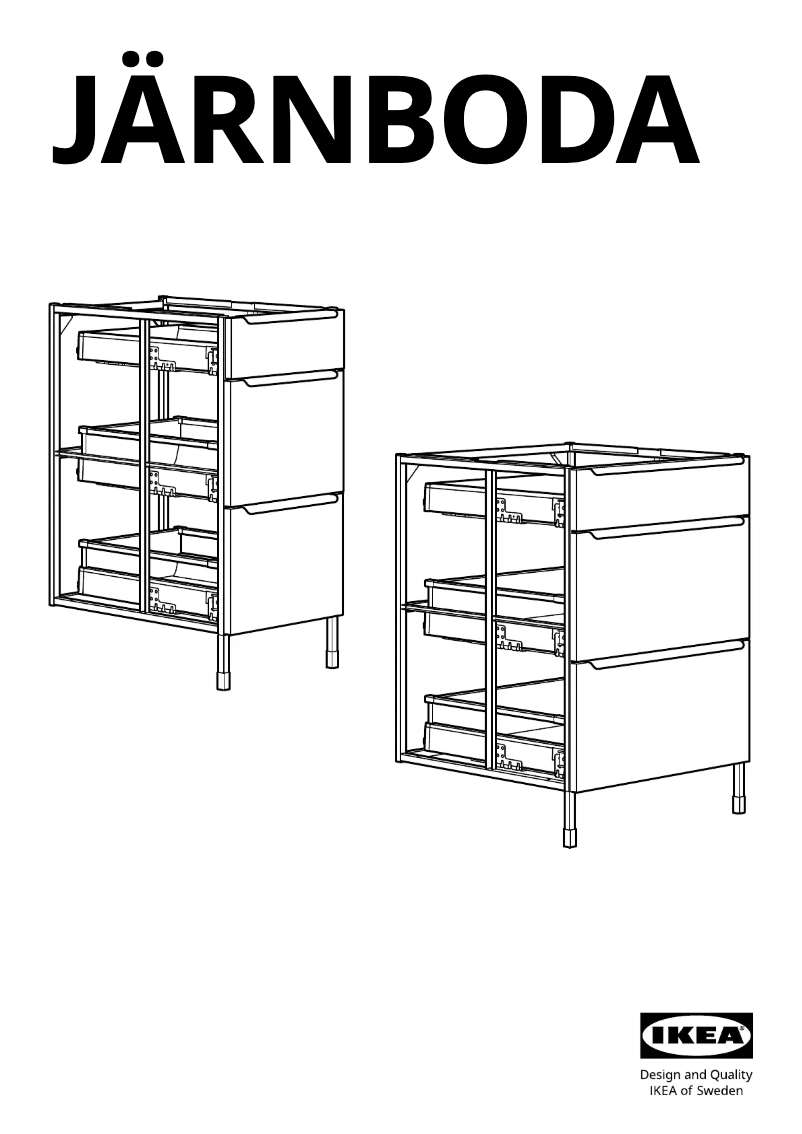Page 1 of the manual User Manual Ikea JÄRNBODA 905.147.45