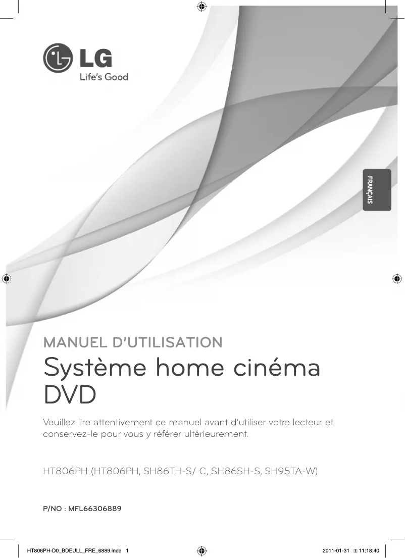 Page 1 of the manual User Manual LG HT806PH