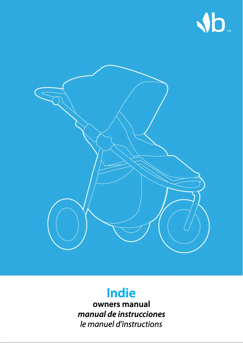 Page 1 of the manual User Manual Bumbleride Indie (2015)