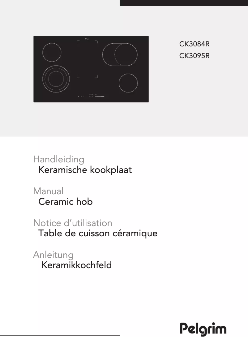 Page 1 of the manual User Manual Pelgrim CK3084R
