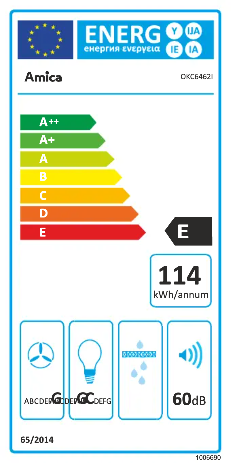 First page image of the manual for OKC6462I