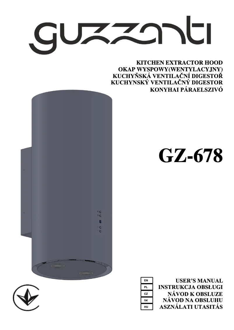 Image de la première page du manuel de l'appareil GZ 678B