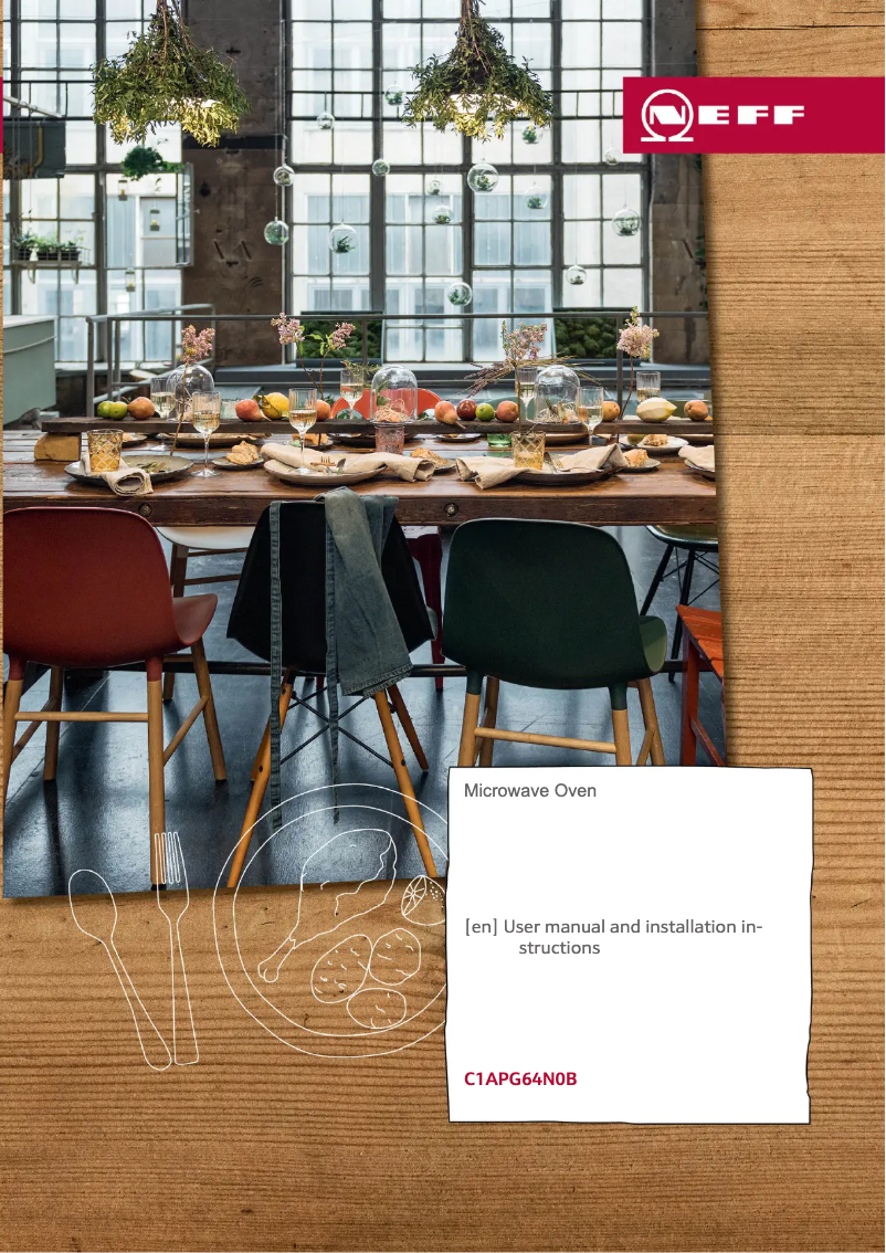 Page 1 of the manual User Manual Neff C1APG64N0B