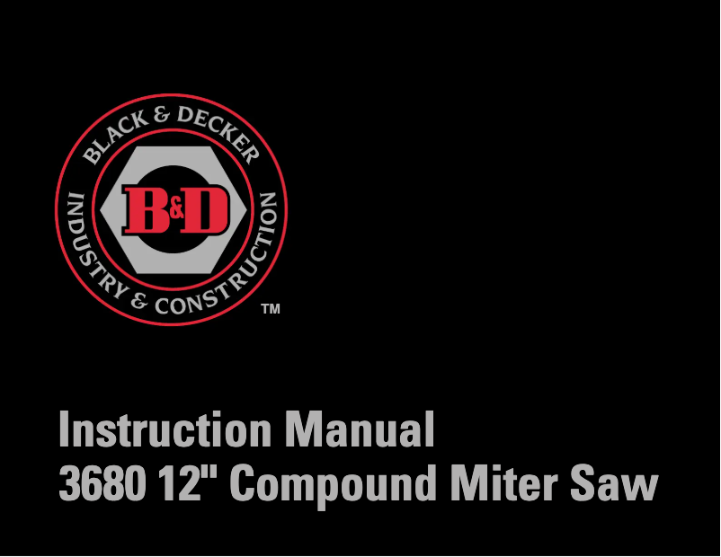 First page image of the manual for 3680