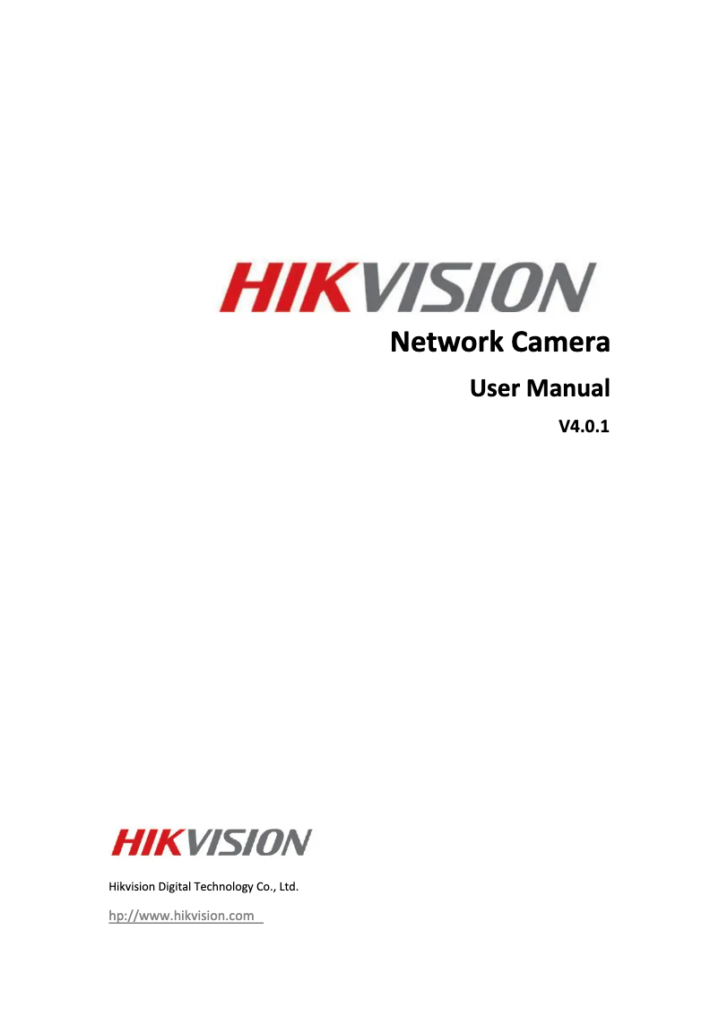 Page 1 of the manual User Manual Hikvision DS-2CD754FWD-E