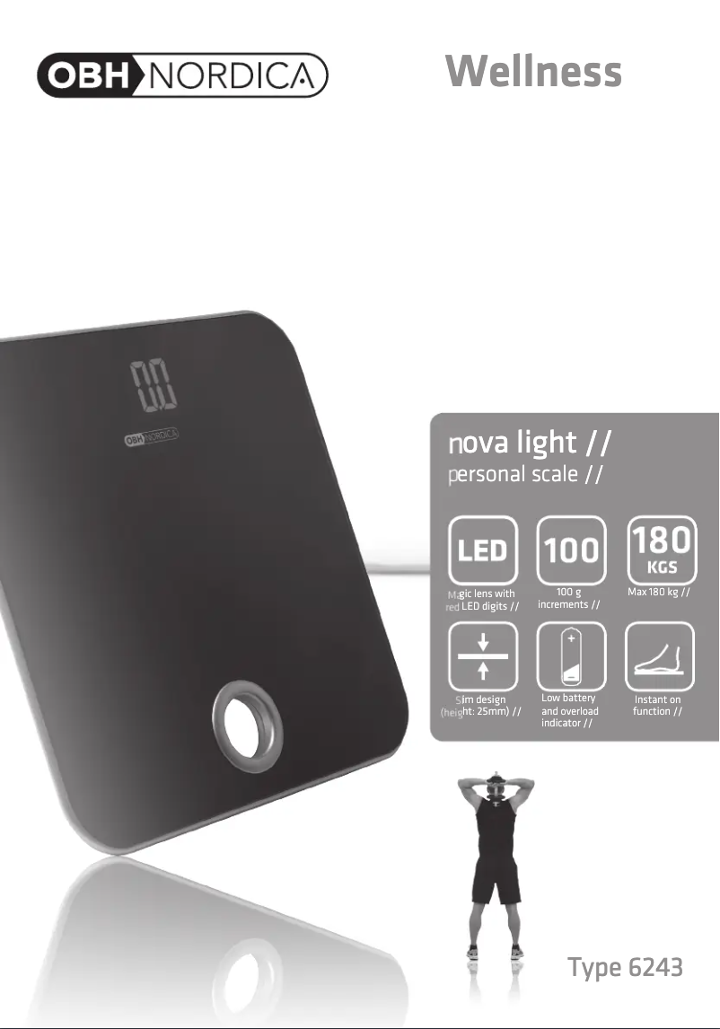 First page image of the manual for Nova Light