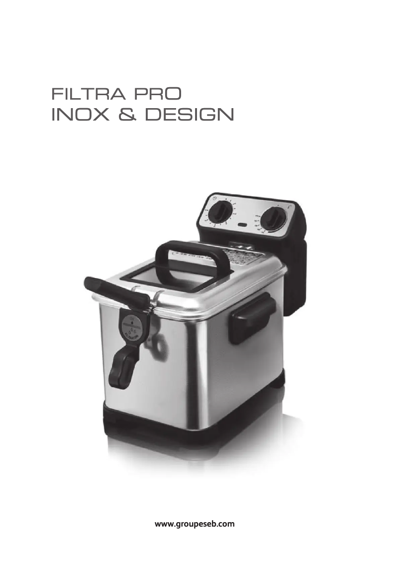 Page 1 of the manual User Manual Tefal Filtra Pro FR404630