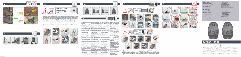 First page image of the manual for Green Force Max RO4931